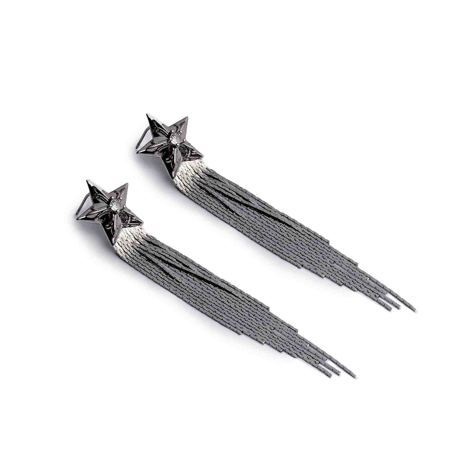 Silver Hanging Earrings | Tassel Earrings for Women | Artificial Jewelry