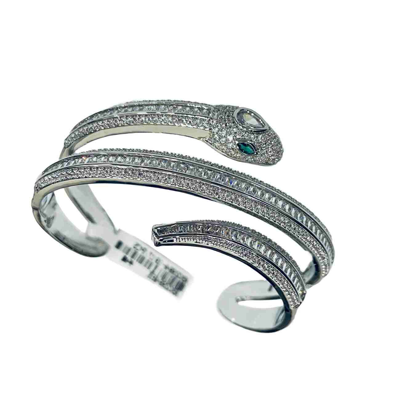 Silver Luxury Snake Bracelet | Hand bracelet Silver | JH Luxe Jewellery