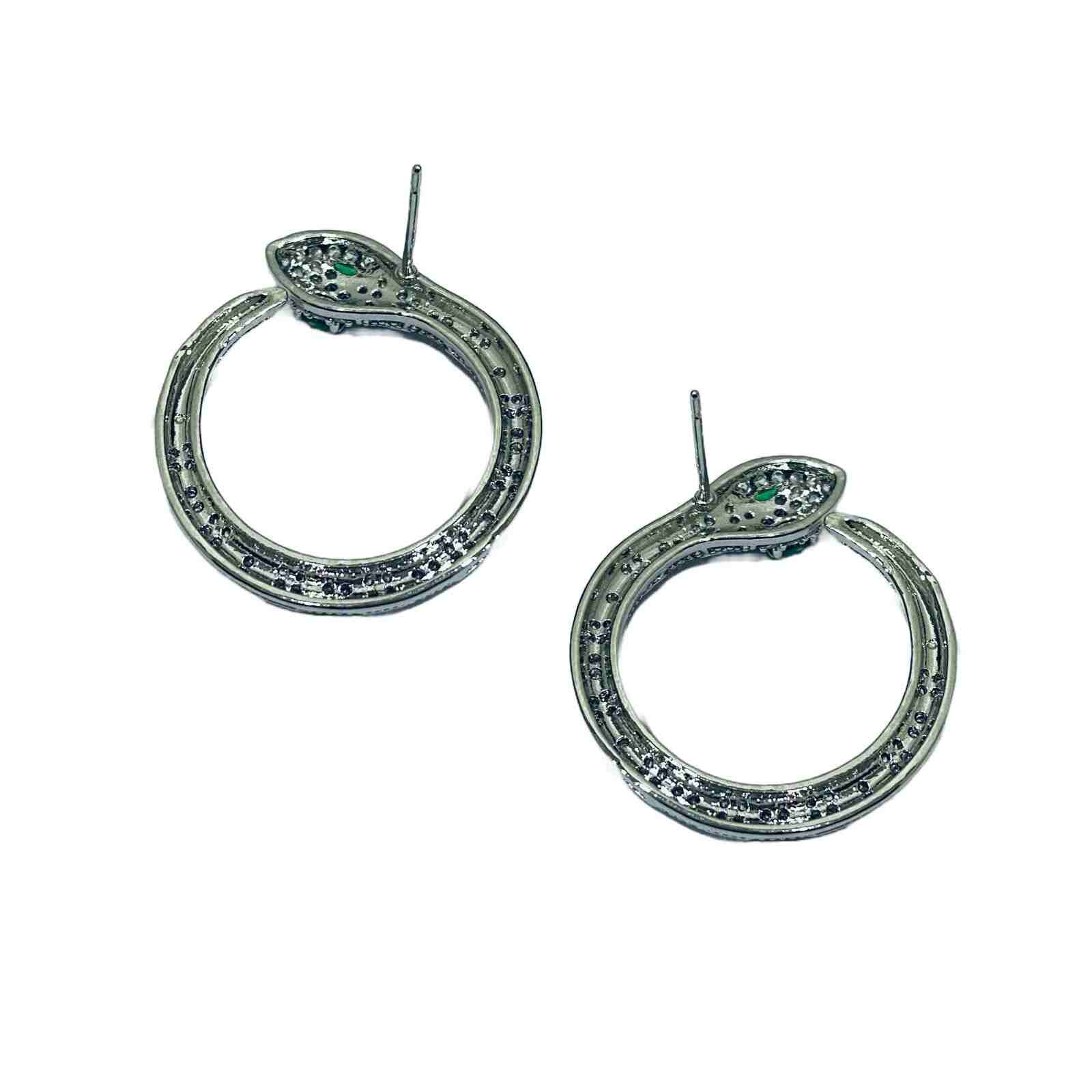 Silver Stud Earrings | Snake Earrings for Women | Artificial Jewelry