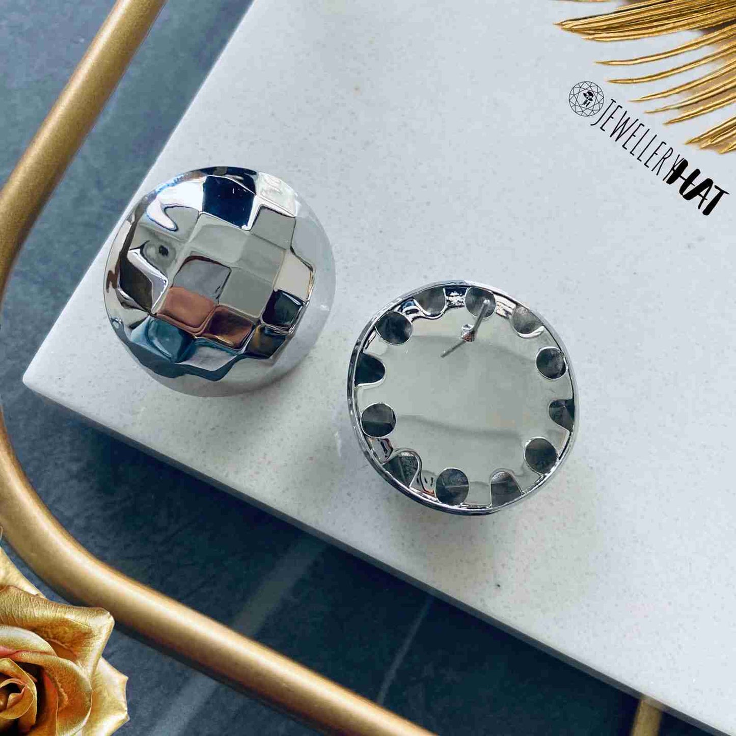 Silver Stud Earrings Earrings