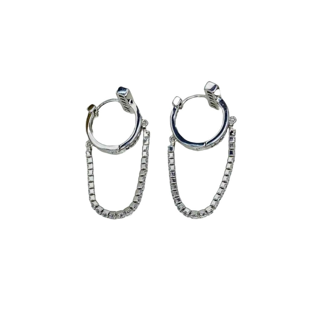 Silver Hoop Ear Rings