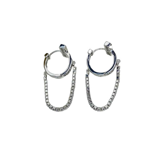 Silver Hoop Ear Rings