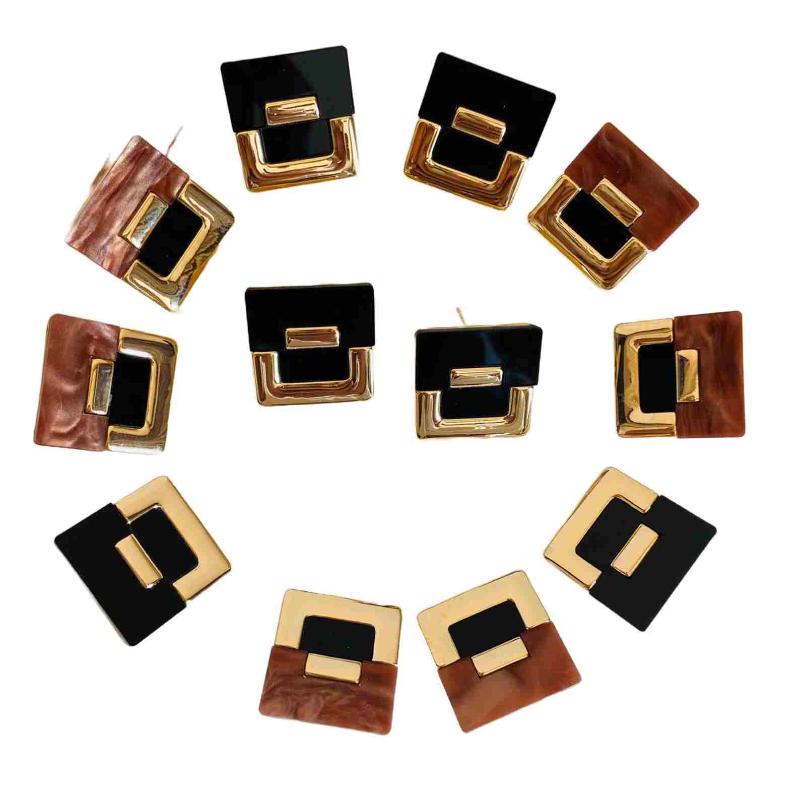 Square Earrings | Western Jewellery | Waterproof Earrings | Superior Quality