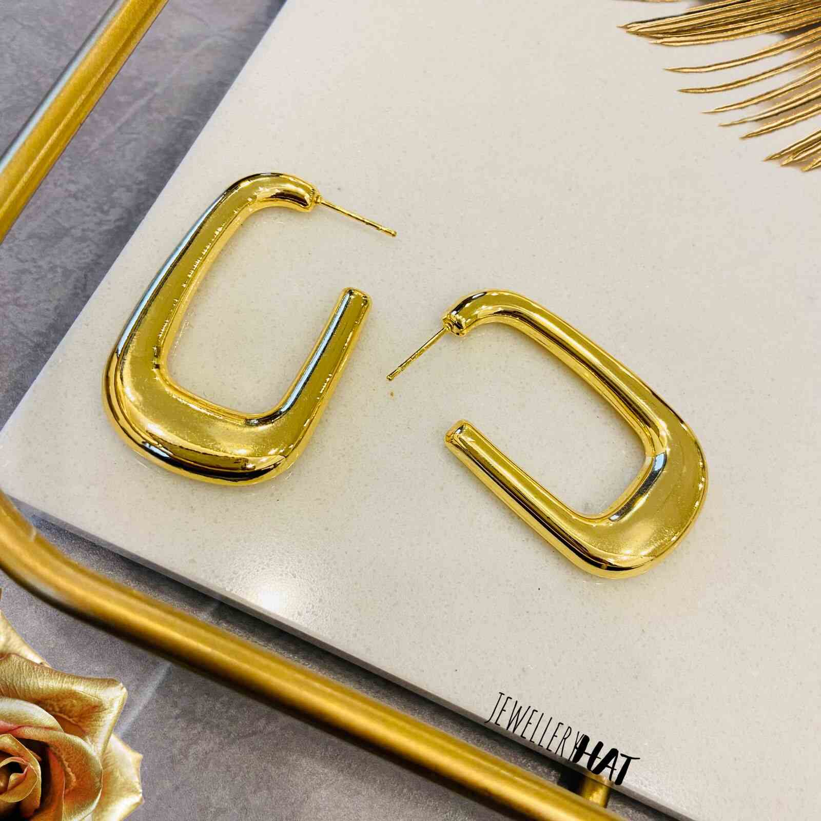 Stud Gold Earrings Women