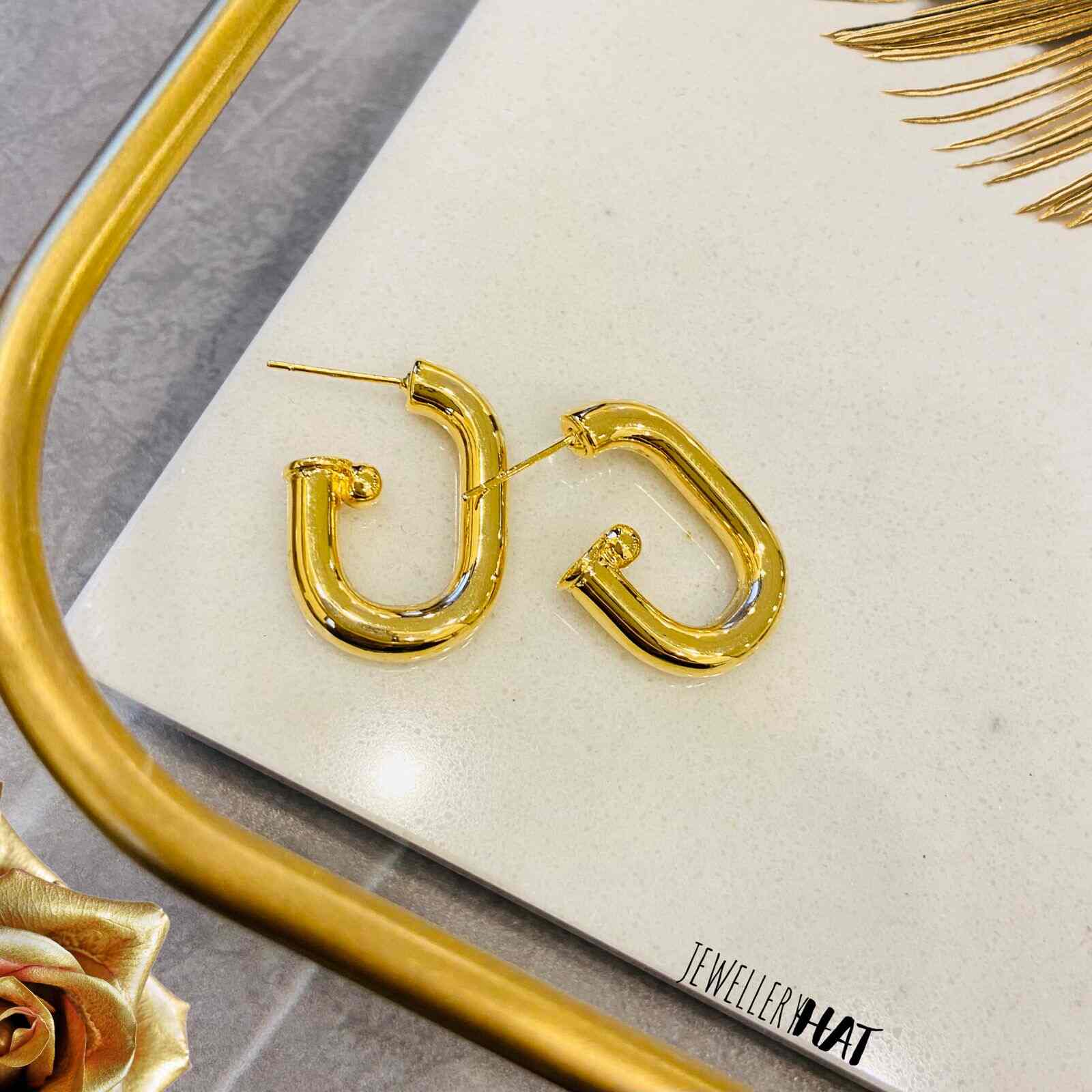 Stud Gold Earrings for Women