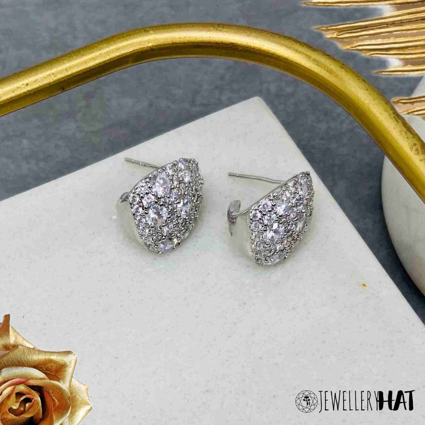 Stud Silver Earrings