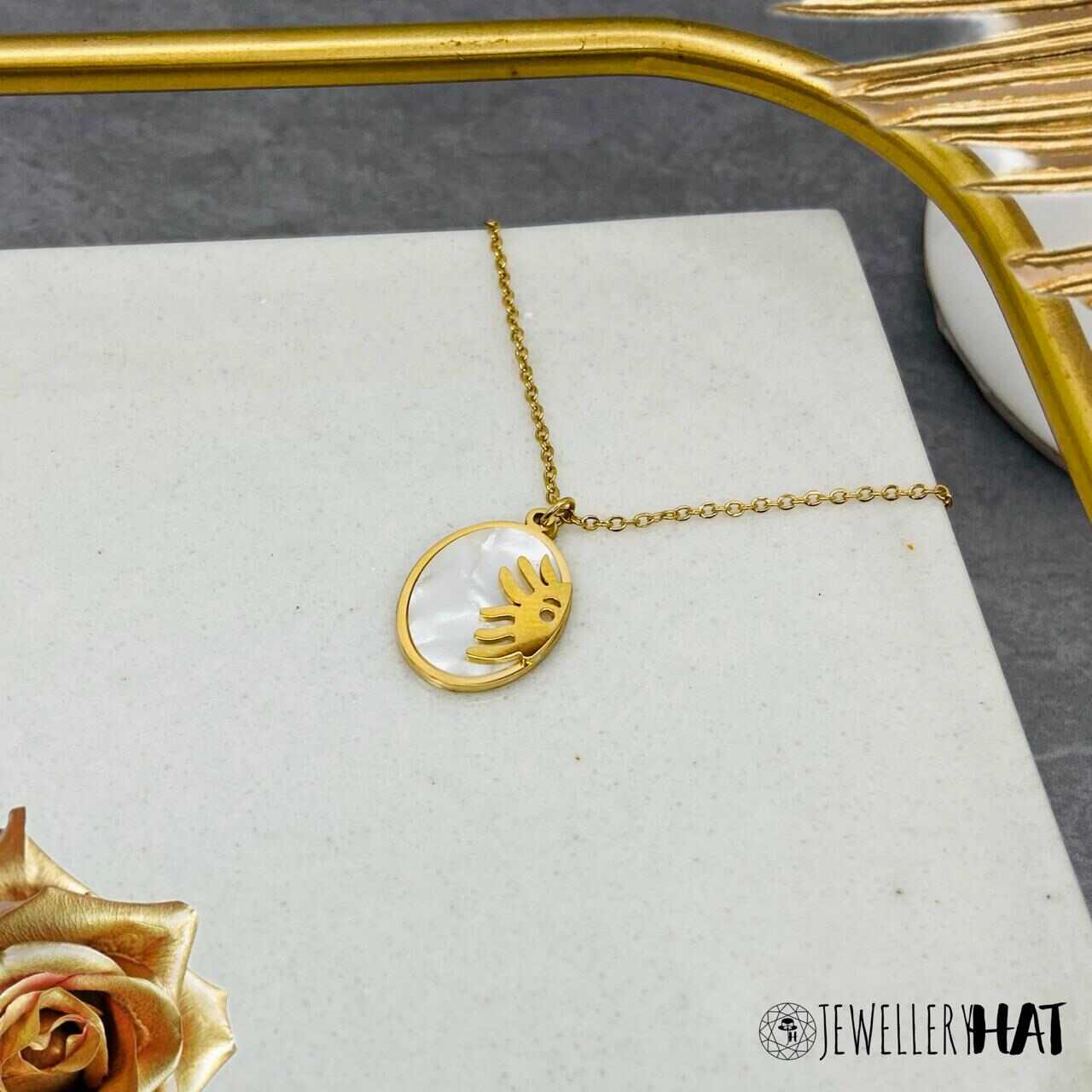 Sun Pendant | Gold Plated Sun Necklace for Women | Artificial Jewellery