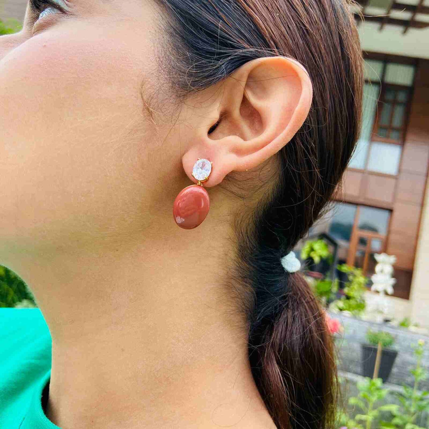 Tea Colour Earrings