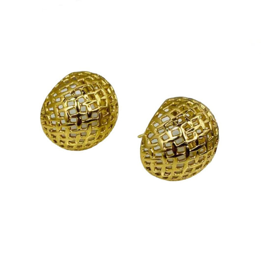 tops earrings gold