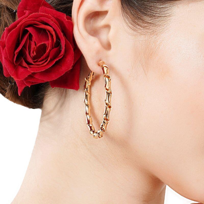 Artificial hot sale big earrings