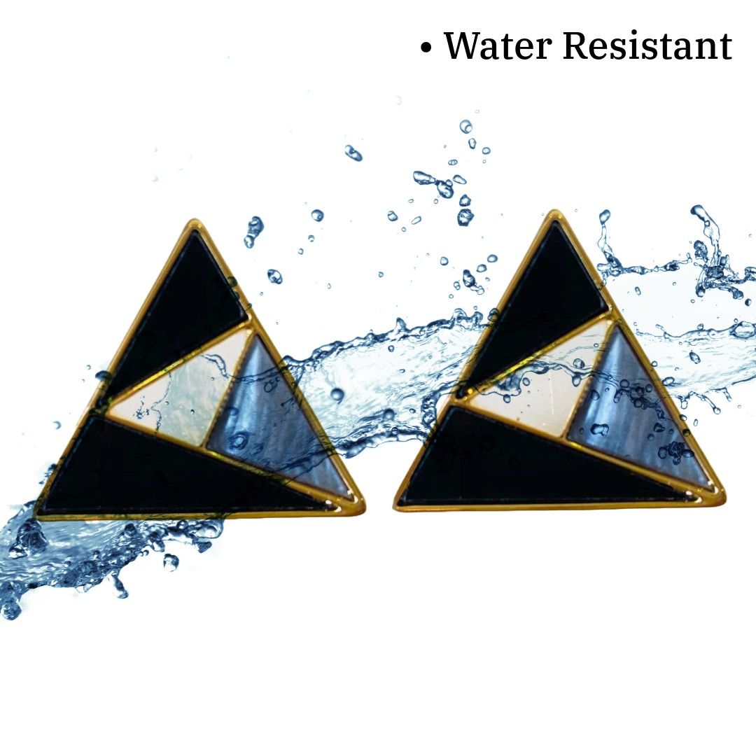 Modern Earrings | Triangular Shape | Stud Type Earrings | Excellent Quality Jewellery