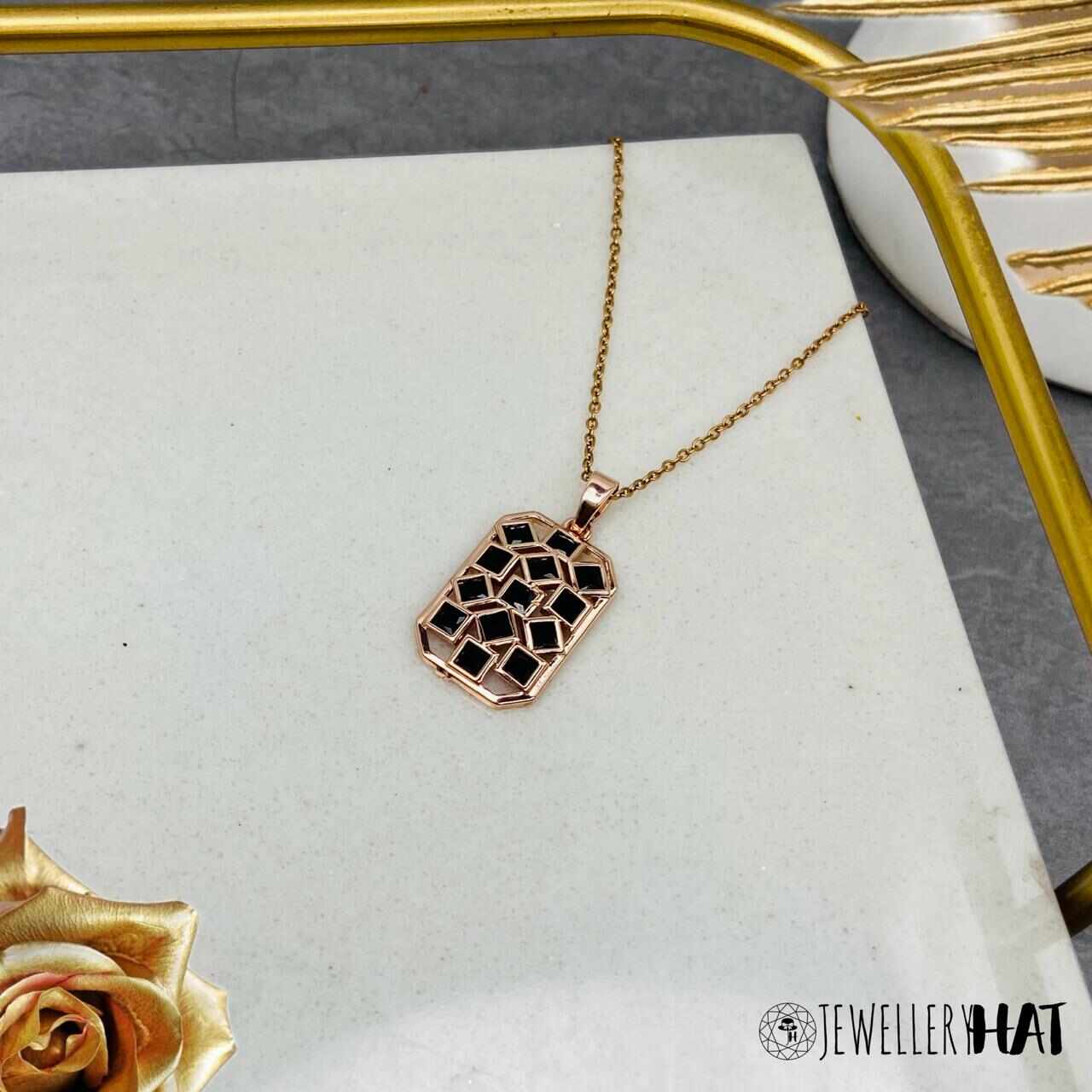 Women Rose Gold Chains | Rose Gold Plated Necklace for Women | Artificial Jewellery