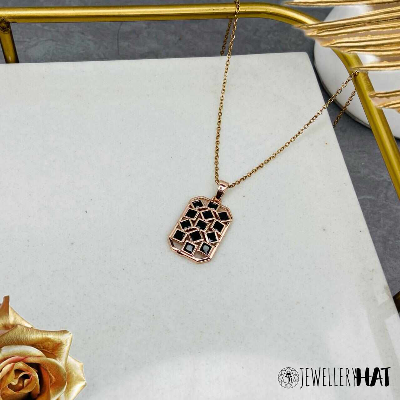 Women Rose Gold Chains | Rose Gold Plated Necklace for Women | Artificial Jewellery