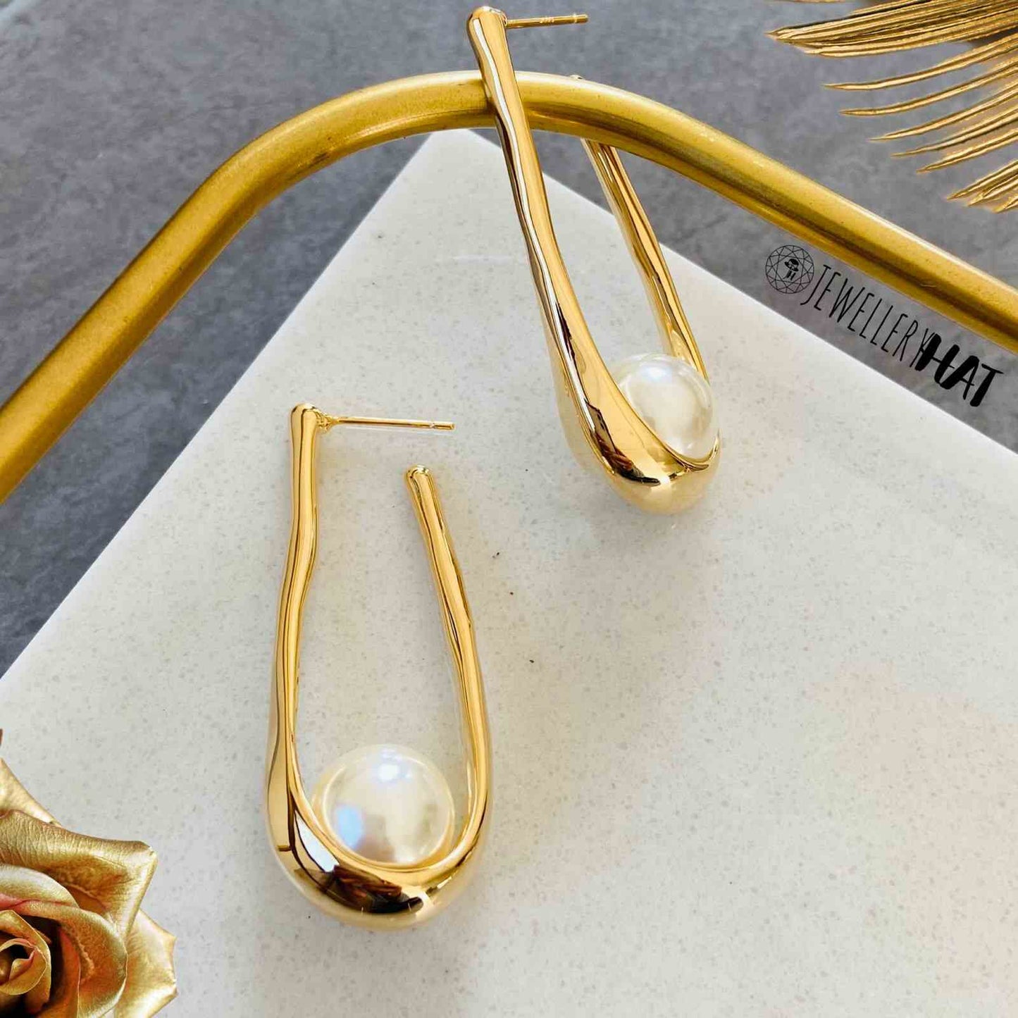 Womens Pearl Earrings