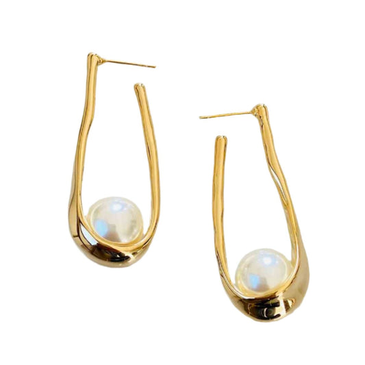 Womens Pearl Earrings