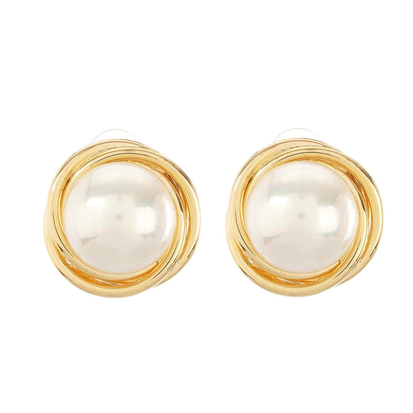 Big Pearl Stud Earrings | Fashion Jewellery | Waterproof Jewellery | Modern Earrings