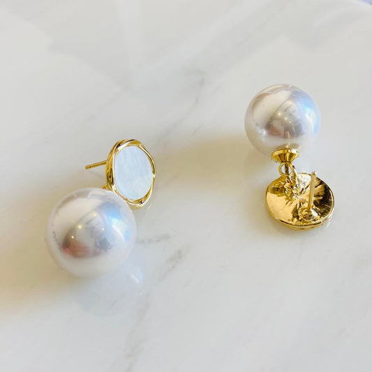 Pearl Dangle Earrings | Anti Tarnish Jewellery | Costume Jewellery | Light Weight | April 2023