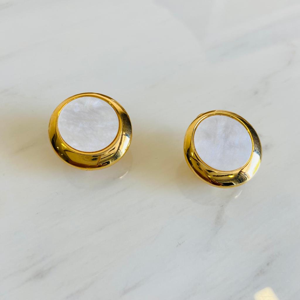 Pearl Studs Gold | Artificial Jewellery | Waterproof Earrings | Sale | April 2023