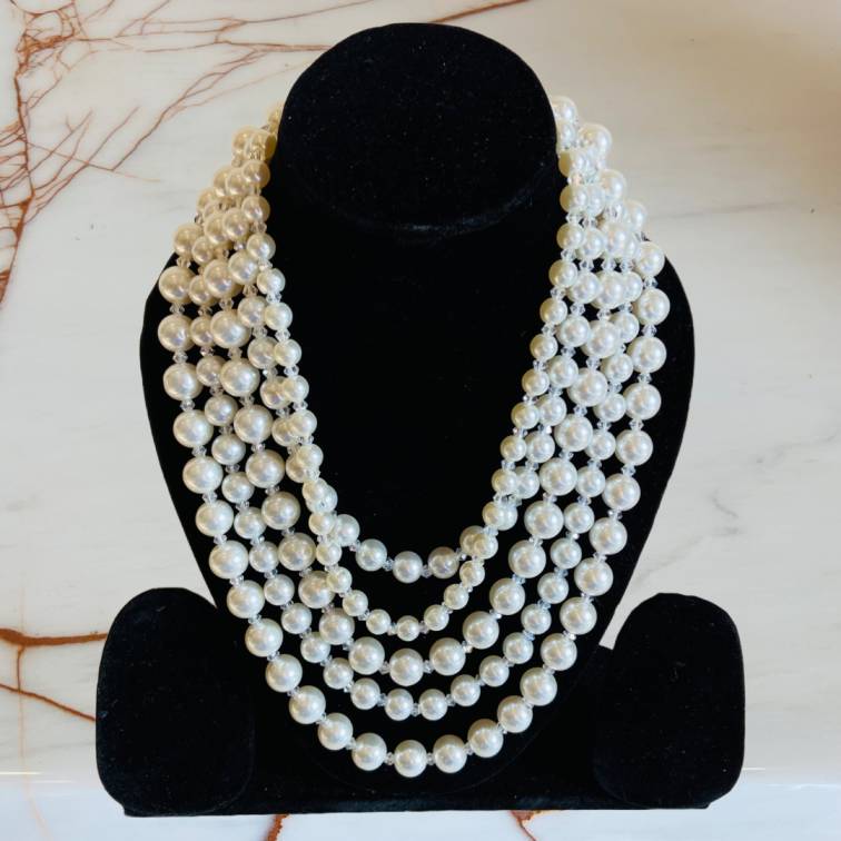 Pearl Multilayer Necklace | By Jewellery Hat® | Fashion Jewellery